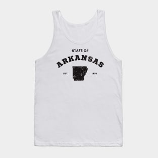 State Of Arkansas USA College Vintage Tank Top
